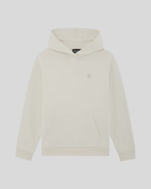 Lyle & Scott Heavy Weight Drop Shoulder Hoodie voor jongens - Wit