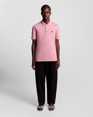 Lyle & Scott Bomullspolo - Rosa