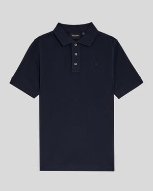 Lyle & Scott Linnepoloskjorta för pojkar - Marinblå