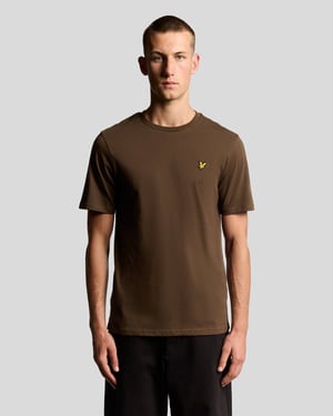 Lyle & Scott Cotton Crew Neck T-Shirt - Brown