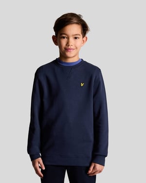 Lyle & Scott Jongens Klassieke Ronde Hals Sweatshirt - Marineblauw