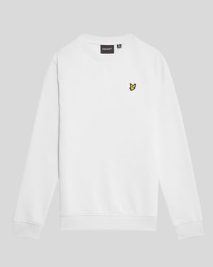 Lyle & Scott Jongens Klassieke Ronde Hals Sweatshirt - Wit