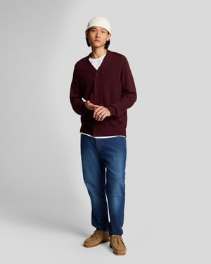 Lyle & Scott Regular Fit Tapered Denimjeans - Blå