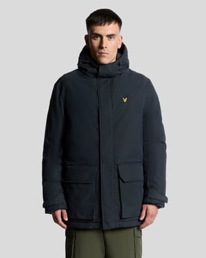 Lyle & Scott Heavyweight Hooded Parka - Marineblauw