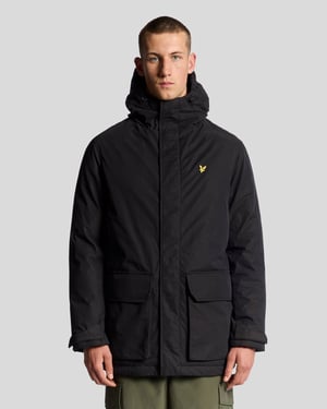 Lyle & Scott Heavyweight Hooded Parka - Zwart