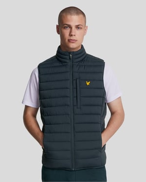Lyle & Scott Sports lichtgewicht pufferjack - marineblauw
