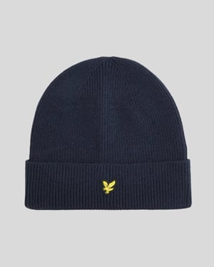 Lyle & Scott Jongens Gebreide Muts - Marineblauw