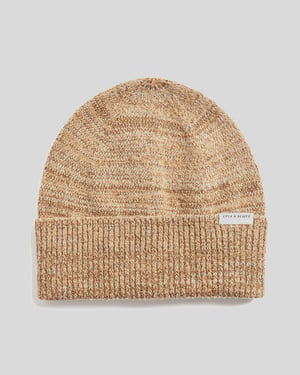 Lyle & Scott Mössa i Multi Marl-mönster - Brun