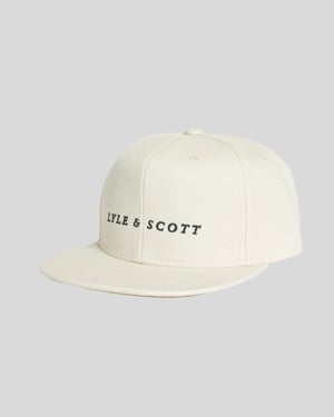 Lyle & Scott Script Logo Baseballkeps - Beige