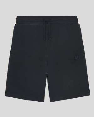 Lyle & Scott Pojkars Bomull Tonal Sweat Shorts - Marinblå