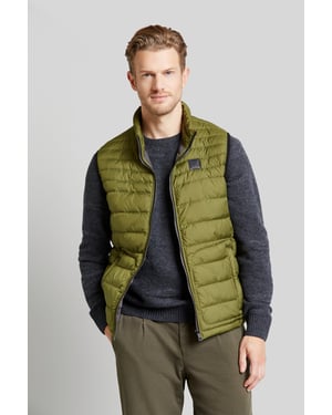 Bugatti Herren Gewatteerd vest van lichtgewicht nylon