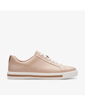 Un Maui Kant Blush Leren Sneakers