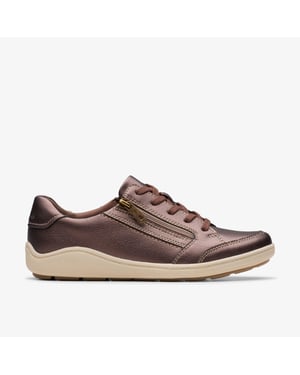 Bryianne Bayla Bronze Metallic Trainers