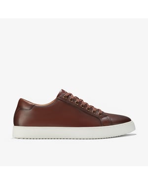 Lockton Lace Tan Leather Trainers