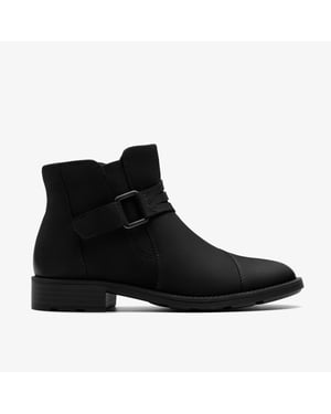 Adalynn Faye Black Nubuck Boots