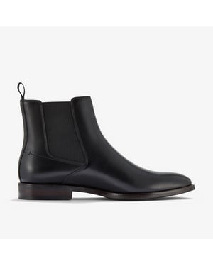 Banstead Hi Black Leather Boots