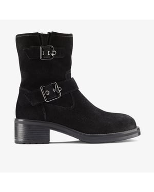 Chai Charm Black Sde Boots