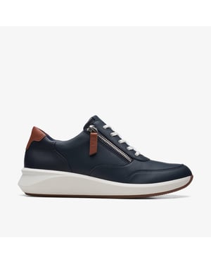 Un Rio Zip Navy Combination Trainers