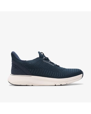 Motion Trek LO Navy Knit Trainers