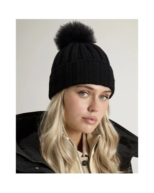 Woolrich Women beanie cash pom pom