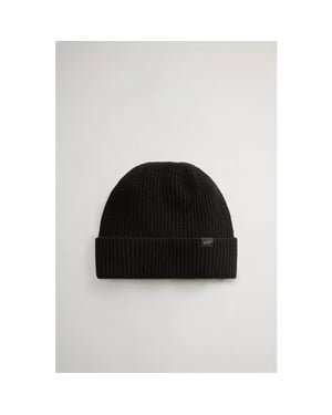 Woolrich Knitted ribbed beanie