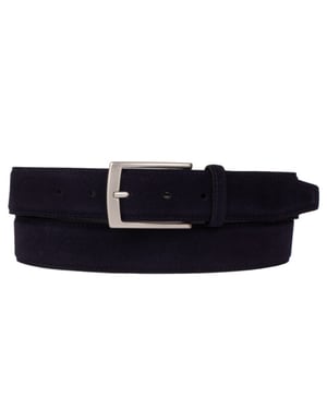 PRESLY & SUN Ps35-46 408 blue heren suede riem presley &