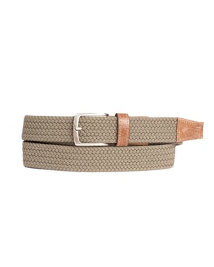PRESLY & SUN Naturel kleurige elastische riem - ps35-24 025
