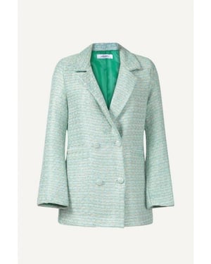 Ambika Tweed ruit blazer