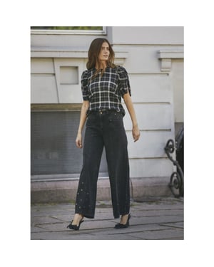 Co'Couture Sifcc eyelet wide ll jeans