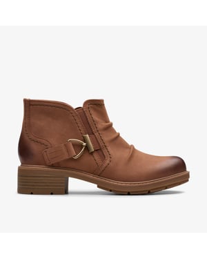 Hearth Clara Tan Nubuck Boots