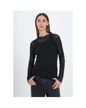 Norr Rosalina top black -