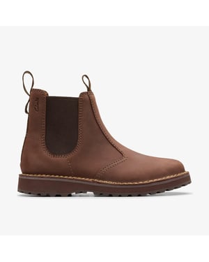 Solsbury Easy Dark Brown Lea Boots