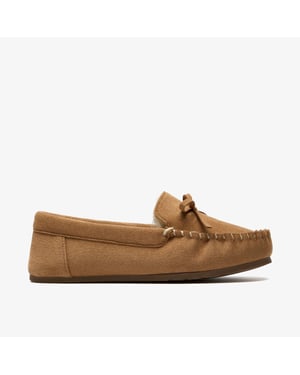 Ellora Cosy Tan Slippers