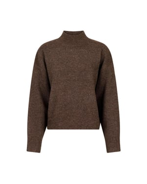 Neo Noir paulina knit blouse 159703 205 brown melange