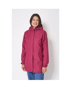 Batela Donker dames winter regenjas sluis -
