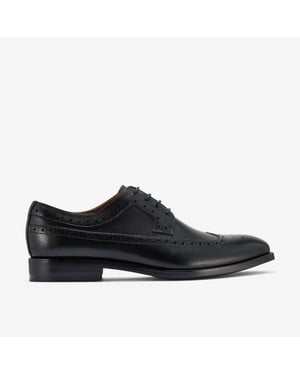 Banstead Tip Black Leather Shoes