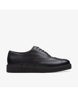 Glickly Brogue 2 Black Leather Shoes