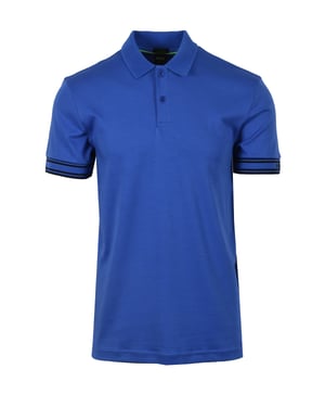 Boss Green Polo Zone Medium Blue