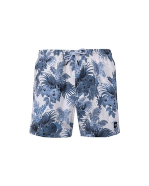 Boss Piranha Swim Shorts Open Blue