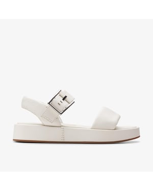 Alda Strap Off White Lea Sandalen