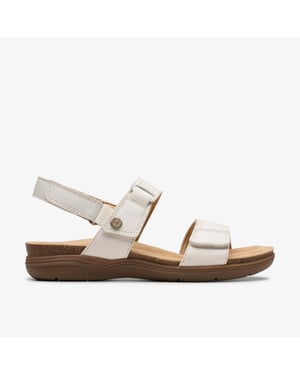 April Clover Off White Combi Sandals