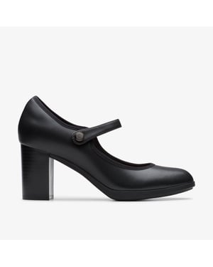 Bayla Lily Black Leather Shoes