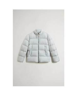 Woolrich Men cloud eagle jacket dry gray