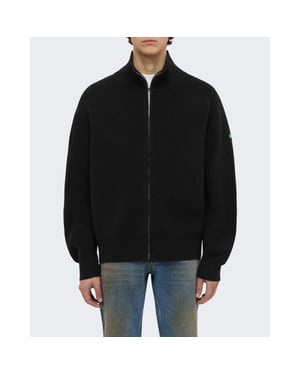 Flaneur Homme Heren badge knit cardigan
