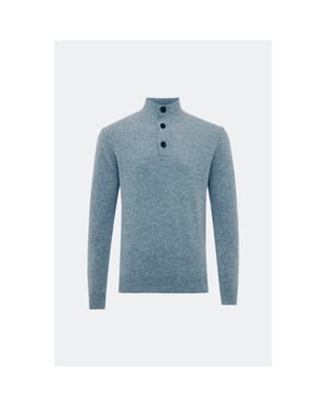 Genti Turtleneck 3 buttons wol