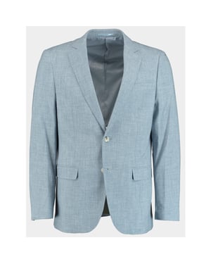 Bos Bright Blue Kostuum linnen look 3-delig sb2-block 8 nyg-h65843/l.
