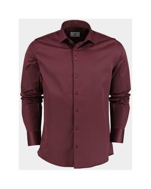 Ferlucci Casual hemd lange mouw napoli/oxblood
