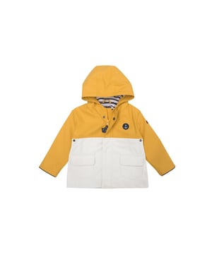 Batela Baby regenjas schoorl -wit -