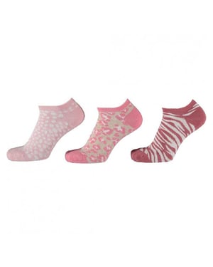 In Control 866 3pack sneakersocks ANIMAL