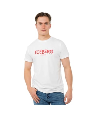Iceberg Beachwear vertical logo tee